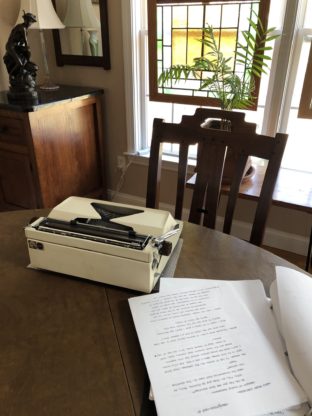 Douglas Clegg's Facit 1620 typewriter, March 2020